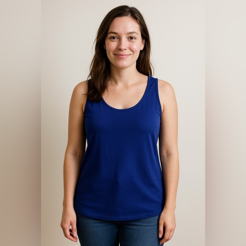 American Rag Blue Tank Top Women's Size 3X